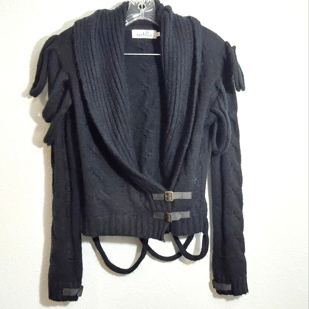 Rare Kat Von Dee Distressed Sweater